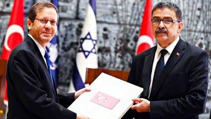 Türkiye'nin İsrail Büyükelçisi Torunlar, güven mektubunu sundu