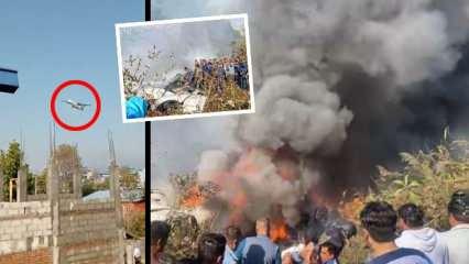 Nepal'de yolcu uçağı düştü: Kurtulan olmadı