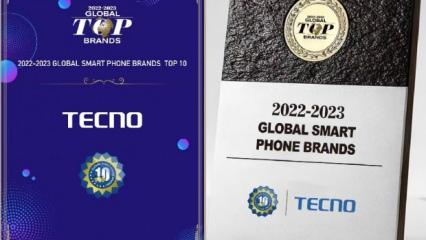 TECNO, CES’te “2022-2023 Global Top Brands Award” ile onurlandırıldı