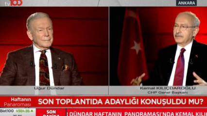 Uğur Dündar sordu Kemal Kılıçdaroğlu cevapladı: Babacan, Davutoğlu ve adaylık açıklaması