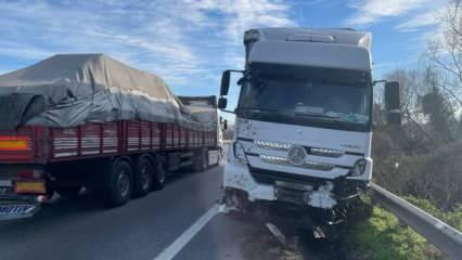 Anadolu Otoyolu'nda feci kaza: Tır 5 otomobile çarptı, 1 kişi öldü