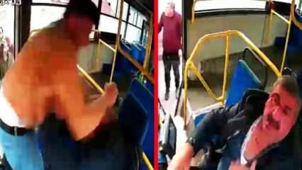 Kocaeli’de halk otobüsünde dehşet! Cani yolcu otobüs şoförünü acımasızca darp etti