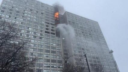 ABD'de 25 katlı binada yangın: 1 ölü, 8 yaralı