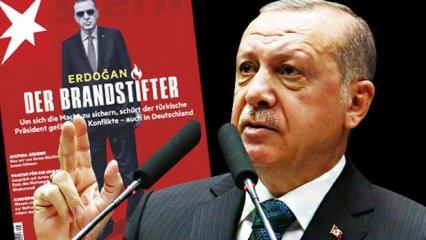 Alman Stern dergisinden tepki çekecek "Kundakçı Erdoğan" kapağı