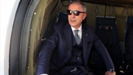 Bakan Akar: Zap ter&ouml;ristlerden temizlendi