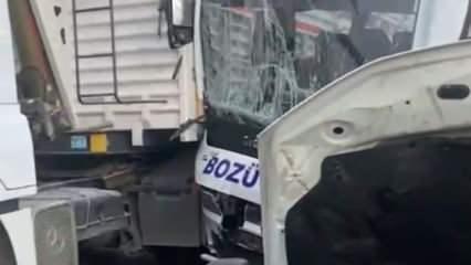 Bilecik'te zincirleme kaza! 11 kişi yaralandı