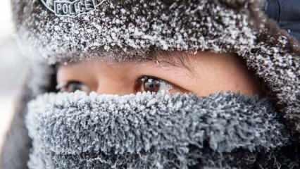 Çin'de rekor soğukluk: Eksi 53 dereceyi gördü