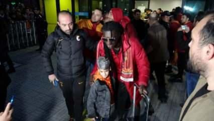Galatasaray kafilesi Giresun'da coşkuyla karşılandı