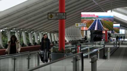İstanbul Havalimanı Metrosu yolcuların beğenisini kazandı