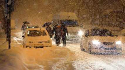 İstanbul'un yanı başında kar yağışı etkili oldu! Peş peşe uyarılar, fazla zaman kalmadı...