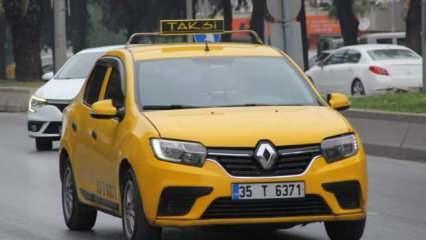 İzmir’de taksilerin yeni ücret tarifesi belli oldu