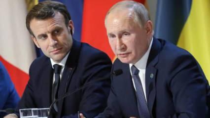 Macron: "Rusya ile konuşmaya devam edeceğim"