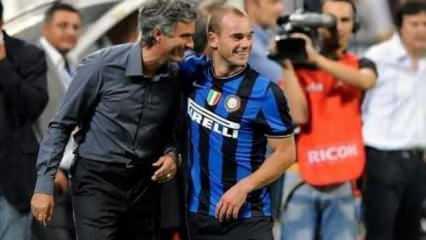 Sneijder'den Mourinho yorumu! "Bana göre en iyi"
