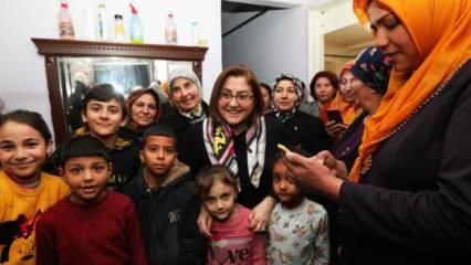 Başkan Fatma Şahin, Doğalgaz Yardım Projesinden yararlanan evleri ziyaret etti