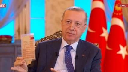 Erdoğan: "CHP'yi tanımak istiyorsan bu ekmek kartına bakacaksın"