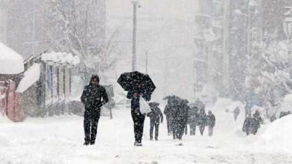 Yeni kütleler yola çıktı! Kar yağışı geldi...İstanbul dahil 48 ilde alarm durumu...