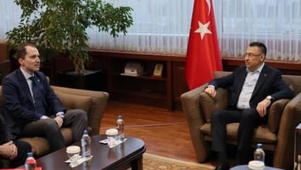 Fatih Erbakan AFAD’da Cumhurbaşkanı Yardımcısı Fuat Oktay ile görüştü