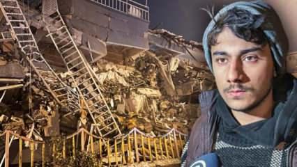 Deprem felaketinde enkaz altında yaptığı paylaşım genç Boran'ın hayatını kurtardı