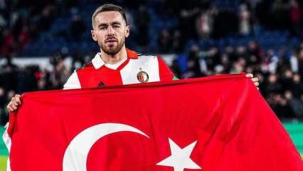 Milli futbolcu Orkun Kökçü'ye büyük onur