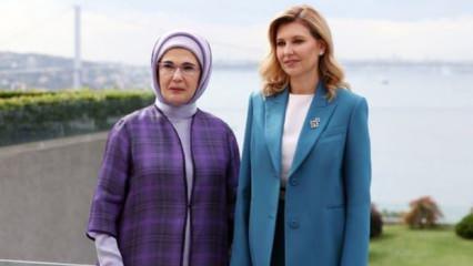 Olena Zelenska'dan Emine Erdoğan'a deprem mesajı