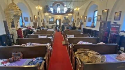 Mersin Rum Ortodoks Kilisesi depremzedelere kapılarını açtı