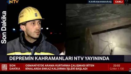 Arama kurtarma çalışmalarına katılan madenci: Bizim canımız Türkiye