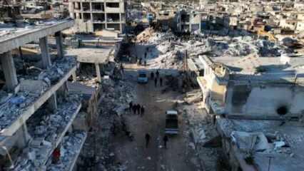 Deprem yıktı geçti: Suriye’nin o beldesinde taş üstünde taş kalmadı