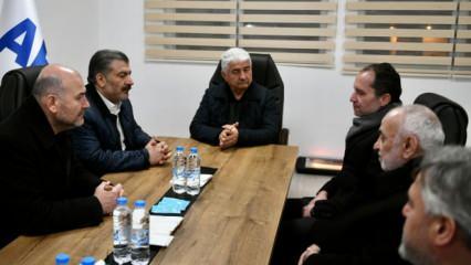 Fatih Erbakan, Bakan Soylu ve Fahrettin Koca ile görüştü