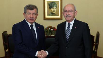 Kılıçdaroğlu, Ahmet Davutoğlu'nu ağırladı