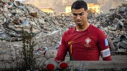 Görüntülerden etkilendi! İşte Ronaldo'nun depremzedeler için yaptığı yardım