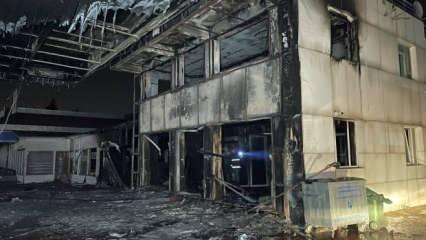 Sakarya'da akaryakıt istasyonu alev alev yandı!