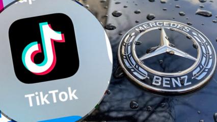 Mercedes otomobillerine TikTok'u ekleyecek