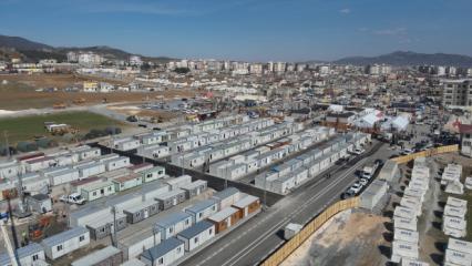 Nurdağı'ndaki konteyner kente aileler yerleştiriliyor