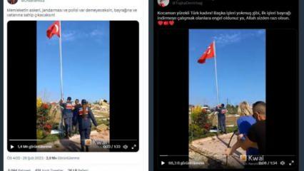 CHP'li Emekli Amiral Türker Ertürk ve Zafer Partisi'nden çirkin "bayrak" provokasyonu
