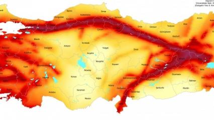Türkiye'nin hangi ilinde ne kadar diri fay var? İşte il il diri fay haritası...