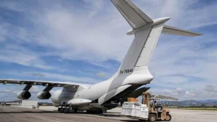 BAE'den, Türkiye ve Suriye'ye 217 uçak yardım malzemesi