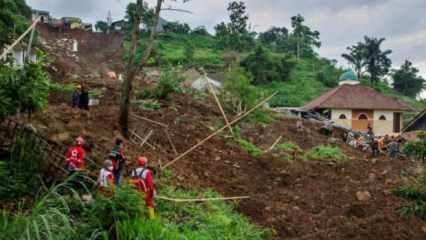 Endonezya'da toprak kayması: Can kaybı 36'ya yükseldi