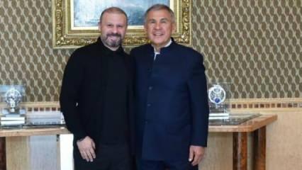 Gökdeniz Karadeniz, Tataristan Lideri Minnikhanov ile görüştü