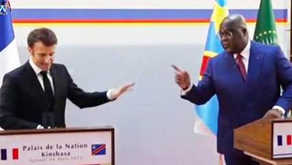 Macron'la Kongolu lider arasında tartışma: Françafrique artık bitti