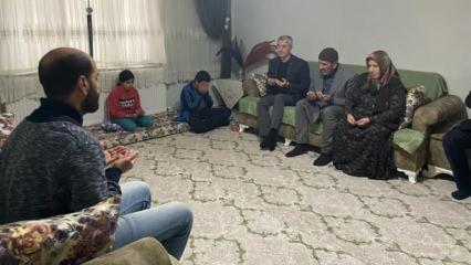 Başkan Tahmazoğlu'ndan depremzede ailelere ziyaret