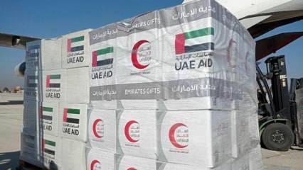 BAE, Türkiye ve Suriye'ye 226 uçak yardım malzemesi gönderdi