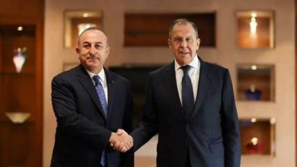 Mevlüt Çavuşoğlu, Rus mevkidaşı Lavrov ile görüştü!