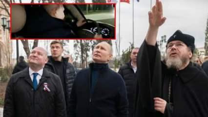 Putin, Ukrayna topraklarında arabayla gezdi