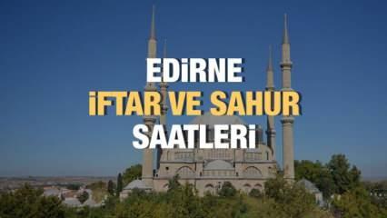 Edirne Ramazan İmsakiyesi 2023: İftar ve sahur vakitleri