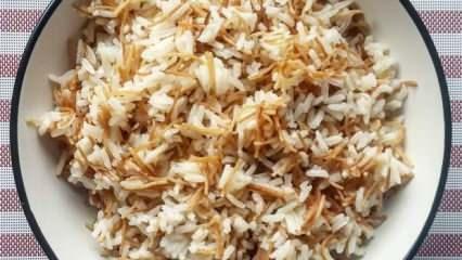 Pilav 101: Tane tane pirinç pilavı nasıl yapılır?
