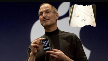 Steve Jobs'un imzasının bulunduğu mektup, dudak uçuklatan fiyata satışa sunuldu!