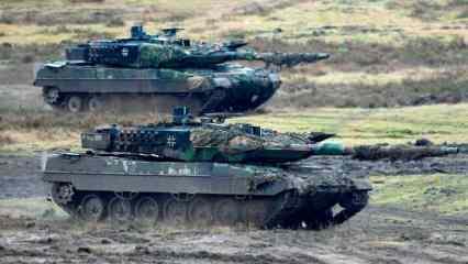 Ukrayna Almanya'dan Leopard 2 tanklarını teslim aldı