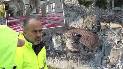 Bursa Büyükşehir Hatay'da depremde yıkılan tarihi Ulu Camii için devreye girdi