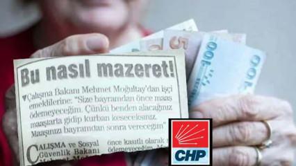 CHP'nin emekli politikası: Maaşınızı bayramdan önce ödemeyiz, kurbanlık alırsınız!