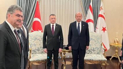 Fuat Oktay'dan Cumhurbaşkanı Tatar'a ziyaret